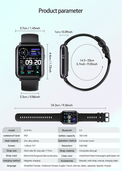 Smart waterproof watch